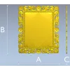 Ornate Baroque Frame STL for CNC