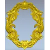 Овальная рокайльная рамка - STL для ЧПУ