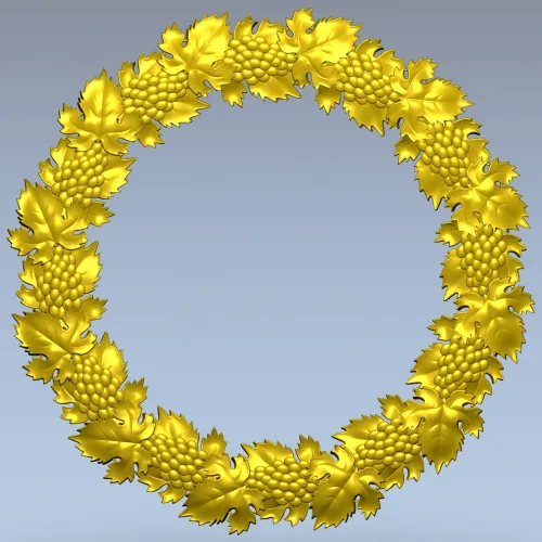 Grapevine Laurel - STL 3D model for CNC carving