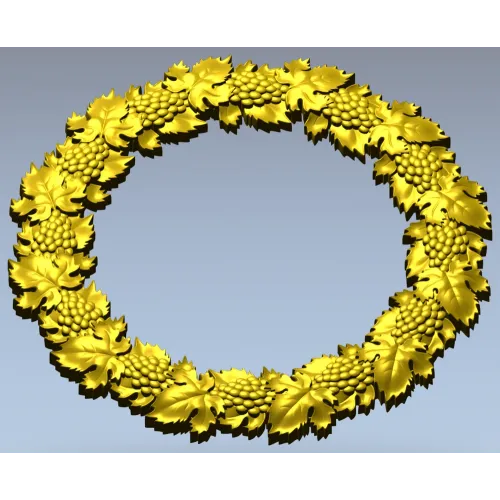 Grapevine Laurel - STL 3D model for CNC carving