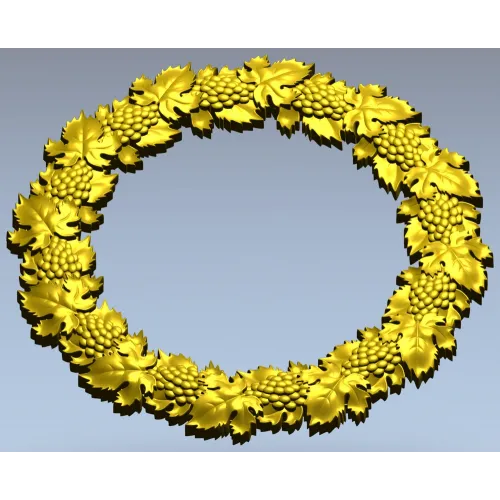 Grapevine Laurel - STL 3D model for CNC carving