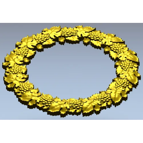 Grapevine Laurel - STL 3D model for CNC carving