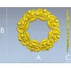 Рамка "Дубовый венок" - 3D модель в формате STL для ЧПУ