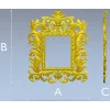 Baroque Acanthus Frame - STL 3D model for CNC