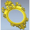 Овальная рамка "Королевский картуш" - STL для ЧПУ