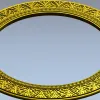 Ornate Round Frame STL for CNC