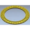 Ornate Round Frame STL for CNC