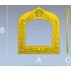 Arched Ornate Frame STL for CNC