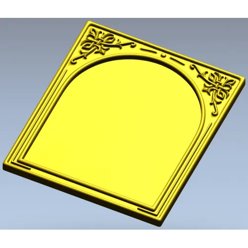 Arched Decorative Frame STL for CNC Routing