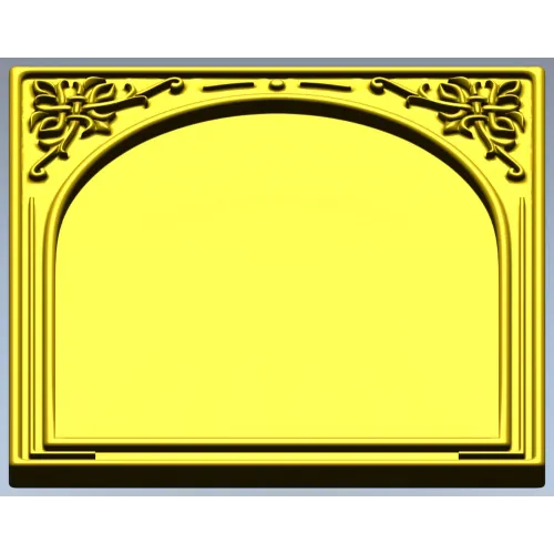 Arched Decorative Frame STL for CNC Routing