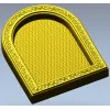 Arched Decorative Frame STL - detailed 3D model for CNC carving