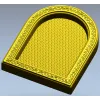 Arched Decorative Frame STL - detailed 3D model for CNC carving
