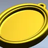 Овальная рамка-медальон для фрезеровки - stl модель