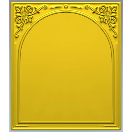 Arched Decorative Frame STL for CNC