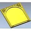 Arched Decorative Frame STL for CNC