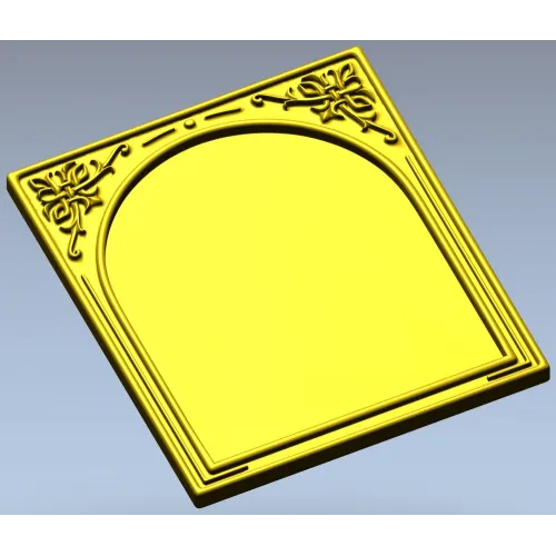 Arched Decorative Frame STL for CNC