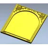 Arched Decorative Frame STL for CNC