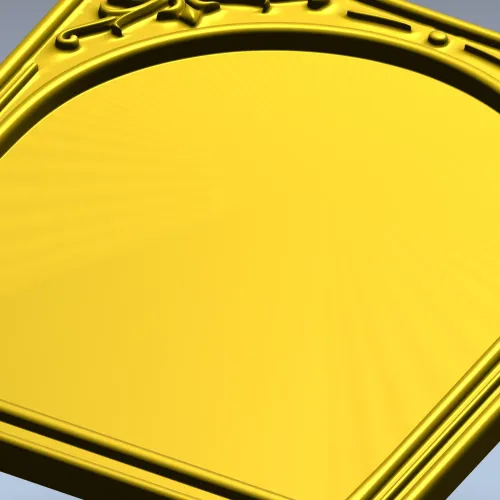 Arched Decorative Frame STL for CNC