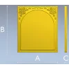 Arched Decorative Frame STL for CNC