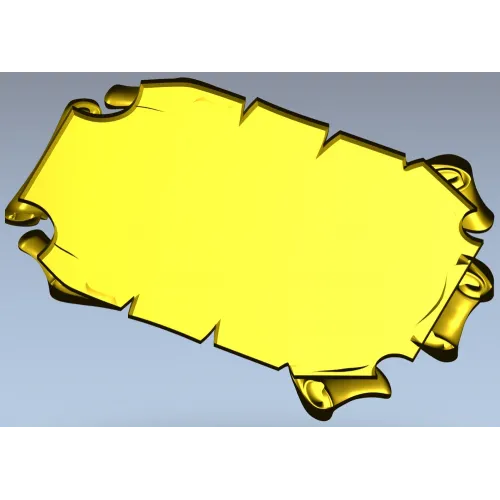 Виньетка Аурелия - 3D модель STL для ЧПУ
