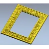 Рамка с виноградным орнаментом - 3D модель STL для ЧПУ