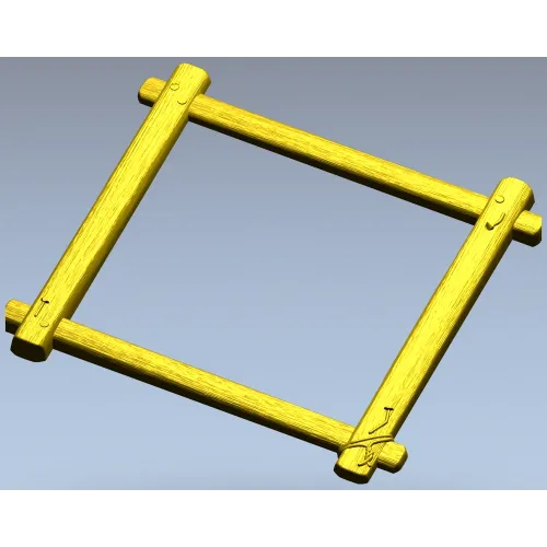 Бревенчатая рамка - 3D модель STL для ЧПУ
