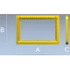 Rectangular Arch-Motif Frame STL for CNC Router
