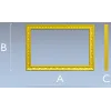 Laurel Ribbon Frame - 3D STL model for CNC milling