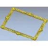 Рокайльная рамка STL для ЧПУ - декоративная прямоугольная багетная 3D модель