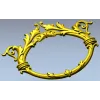 Овальная рокайльная рамка - 3D модель в формате STL для ЧПУ