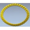 Laurel Braid Round Frame - STL 3D Model for CNC