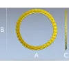 Laurel Braid Round Frame - STL 3D Model for CNC