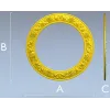 Круглая рамка с виноградной гирляндой - STL модель для ЧПУ