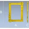 Рамка с цветочным барельефом - STL модель для ЧПУ