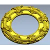 Baroque Round Frame 3D STL for CNC Milling
