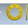 Baroque Round Frame 3D STL for CNC Milling