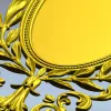 Овальный картуш с лентой и акантом - STL модель для ЧПУ