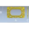 Овальная рамка с акантовыми завитками - STL модель для ЧПУ