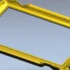 Барочная рамка с бусинкой - 3D модель STL для ЧПУ