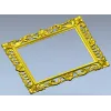 Рамочный багет с листовым орнаментом - STL для ЧПУ