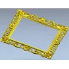 Рамочный багет с листовым орнаментом - STL для ЧПУ