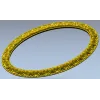 Овальная рамка с растительным орнаментом - 3D модель STL для ЧПУ