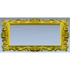 Baroque Acanthus Decorative Frame STL for CNC