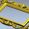 Рокайльная рамка - 3D модель STL для фрезера и ЧПУ