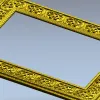 Орнаментальная резная рамка - 3D модель STL для ЧПУ
