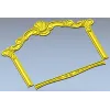 Ornate Shell Crest Frame - STL 3D Model for CNC