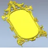 Baroque Ornamental Frame STL for CNC
