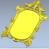 Baroque Ornamental Frame STL for CNC