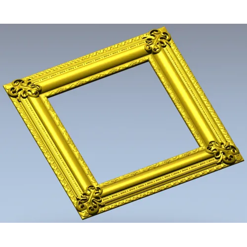 Квадратный барочный багет - 3D модель STL для ЧПУ