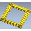 Квадратный барочный багет - 3D модель STL для ЧПУ